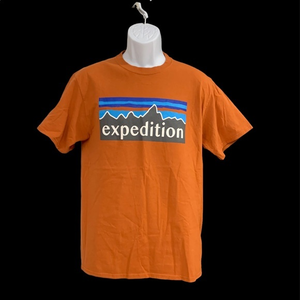 Orange Expedition Graphic‎ TShirt Medium